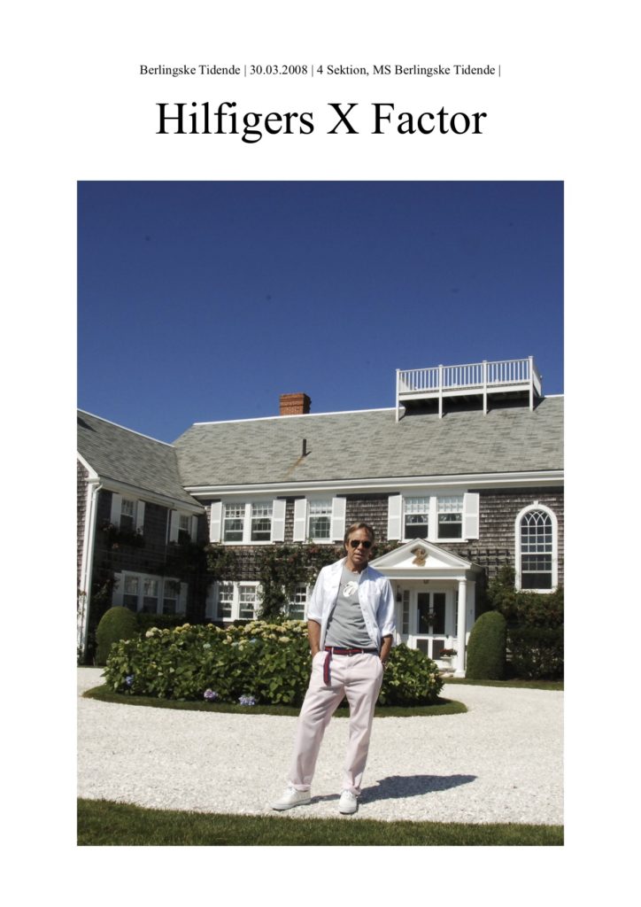 Din Biografi – Hilfigers X factor MS Berlingske 2008